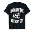 Amma Birthday Soccer Team Bday Party T-Shirt - Minimalist Print Unisex - T-Shirt, Sweatshirt, Hoodie