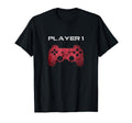 Player 1 Player 2 Gamer Gaming Matching T-Shirt - Graphic Print Men Women - T-Shirt, Sweatshirt, Hoodie