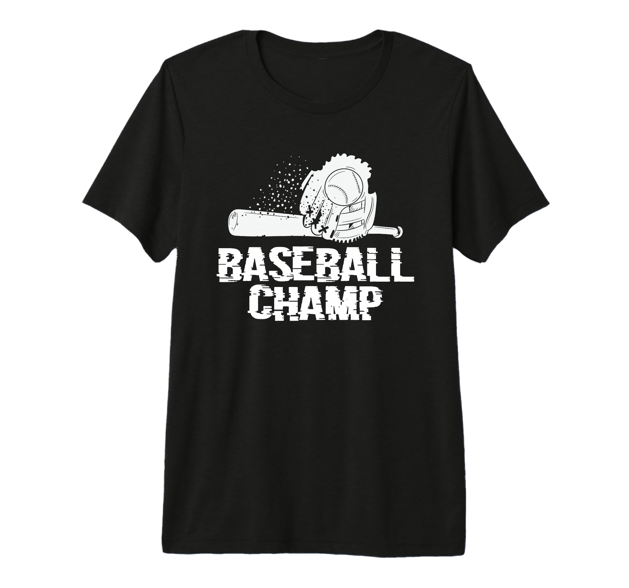 Baseball Champ Baseball Player Baseball T-Shirt - Unique Graphic Men Women - T-Shirt, Sweatshirt, Hoodie