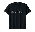 Surfer Surfing Wave Heartbeat Gifts T-Shirt - Trendy Graphic Unisex - T-Shirt, Sweatshirt, Hoodie
