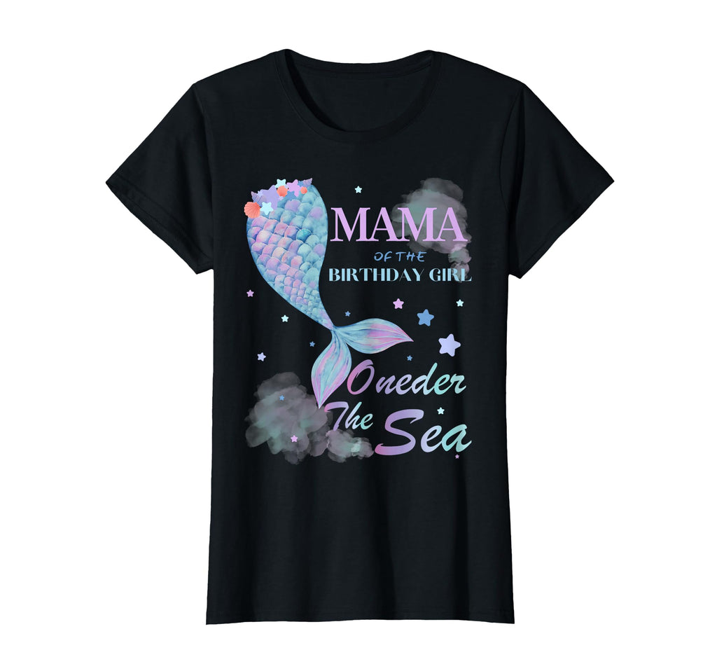 Mama Mom 1St Birthday Mermaid Oneder T-Shirt - Trendy Graphic Men Women - T-Shirt, Sweatshirt, Hoodie