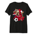 Dabbing Dog Bermuda Soccer Fans T-Shirt - Custom Art Print Men Women - T-Shirt, Sweatshirt, Hoodie