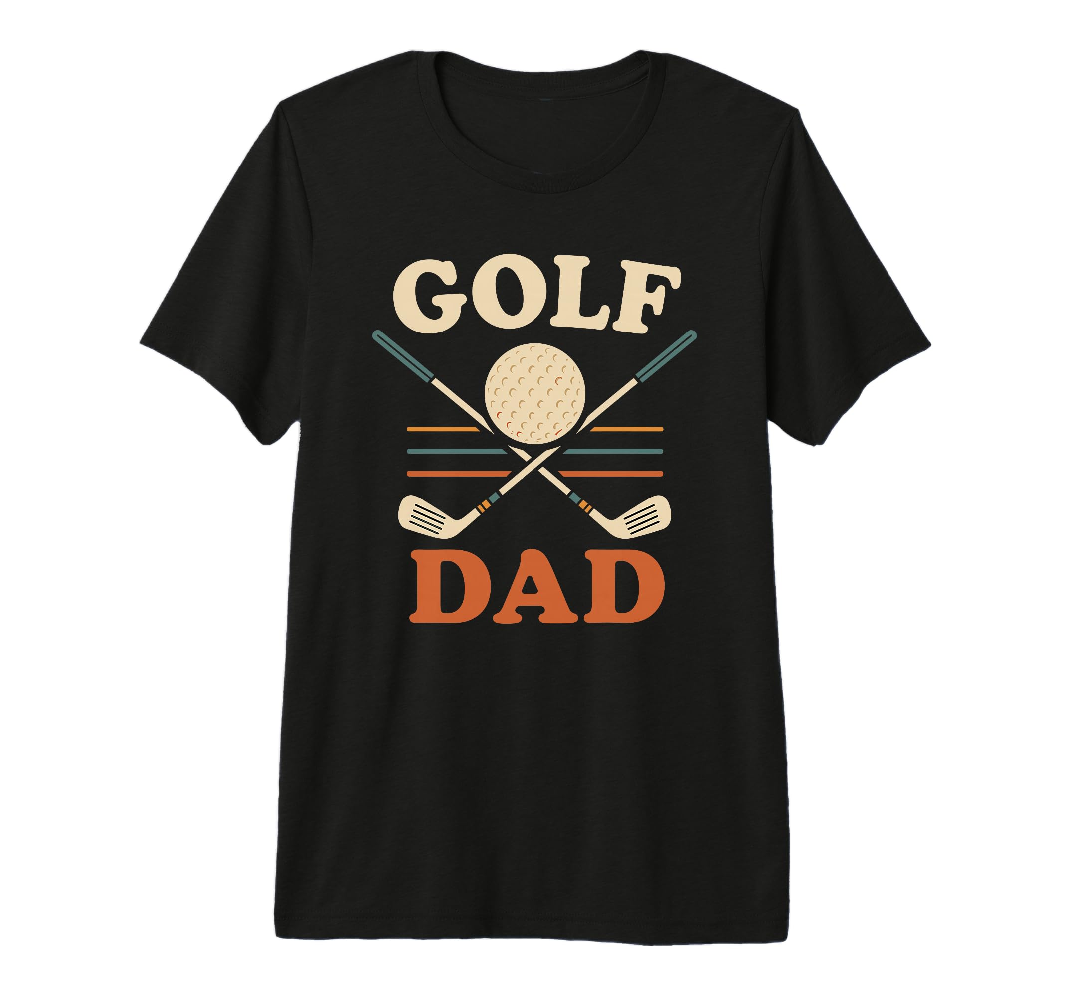 Golf Dad Fathers Day Tri Blend T-Shirt - Casual Everyday Wear Men Women - T-Shirt, Sweatshirt, Hoodie