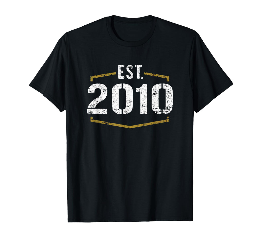 Est 2010 Established 2010 Birthday T-Shirt - Streetwear Style Unisex - T-Shirt, Sweatshirt, Hoodie
