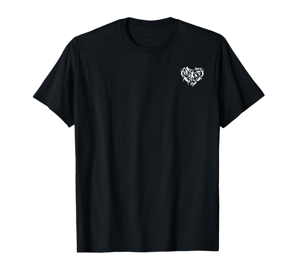 Soccer Heart Soccer Players Heart Soccer T-Shirt - Graphic Print Men Women - T-Shirt, Sweatshirt, Hoodie