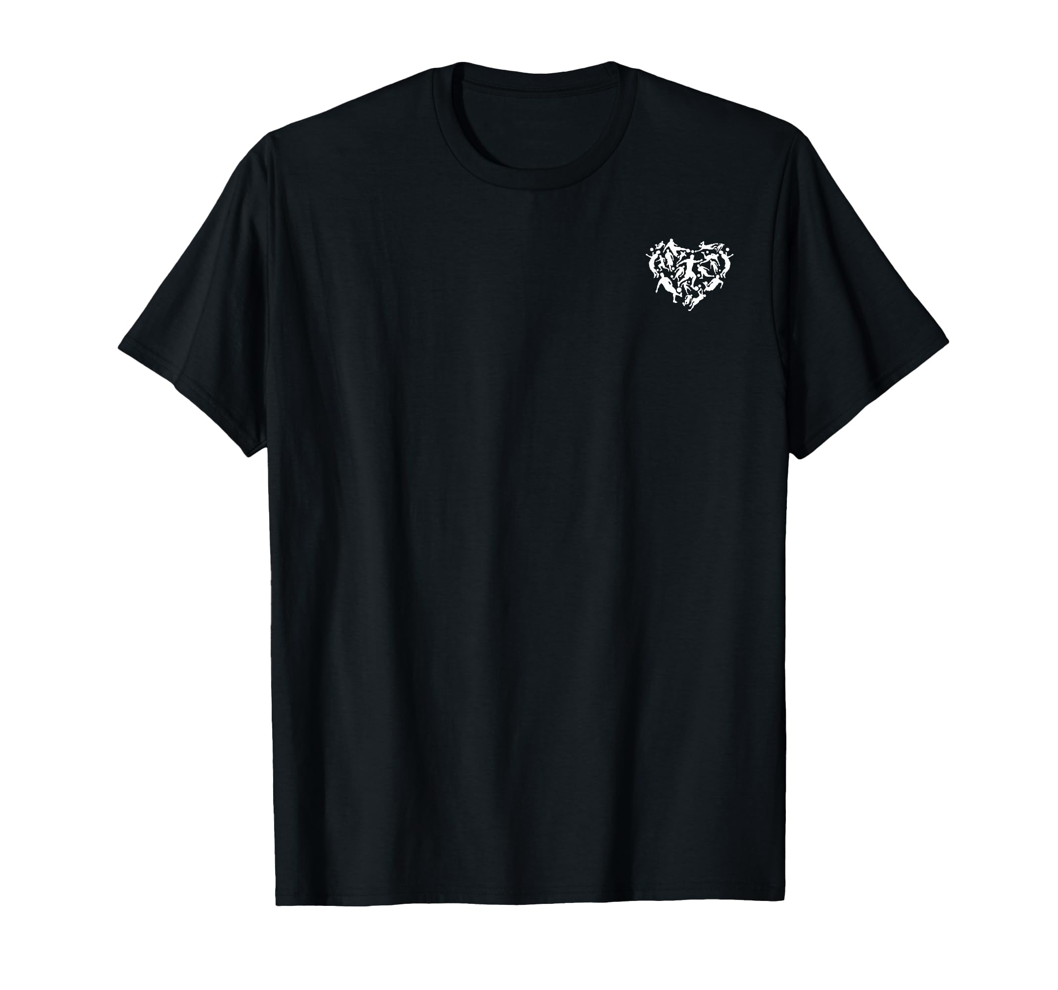 Soccer Heart Soccer Players Heart Soccer T-Shirt - Graphic Print Men Women - T-Shirt, Sweatshirt, Hoodie
