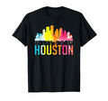 Houston Texas Watercolor Skyline T-Shirt - Casual Everyday Wear Men Women - T-Shirt, Sweatshirt, Hoodie
