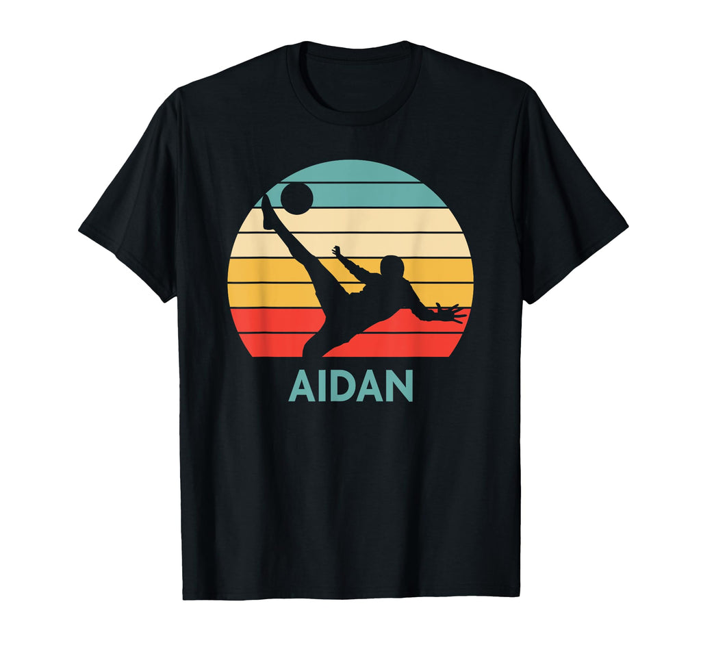 Aidan Name Gift Personalized Soccer T-Shirt - Graphic Print Unisex - T-Shirt, Sweatshirt, Hoodie
