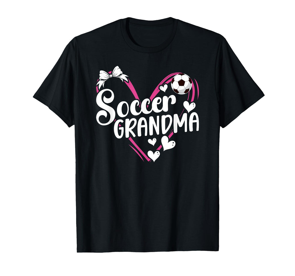 Soccer Grandma Heart Grandma Soccer T-Shirt - Custom Art Print Men Women - T-Shirt, Sweatshirt, Hoodie