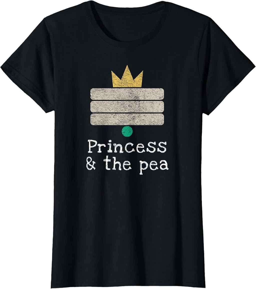 "The Princess and Pea" Fairy Tale, Andersen, - Adult & Kids T-Shirts, Sweatshirts & Hoodies apparel design preview 1