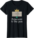 "The Princess and Pea" Fairy Tale, Andersen, - Adult & Kids T-Shirts, Sweatshirts & Hoodies apparel design preview 1
