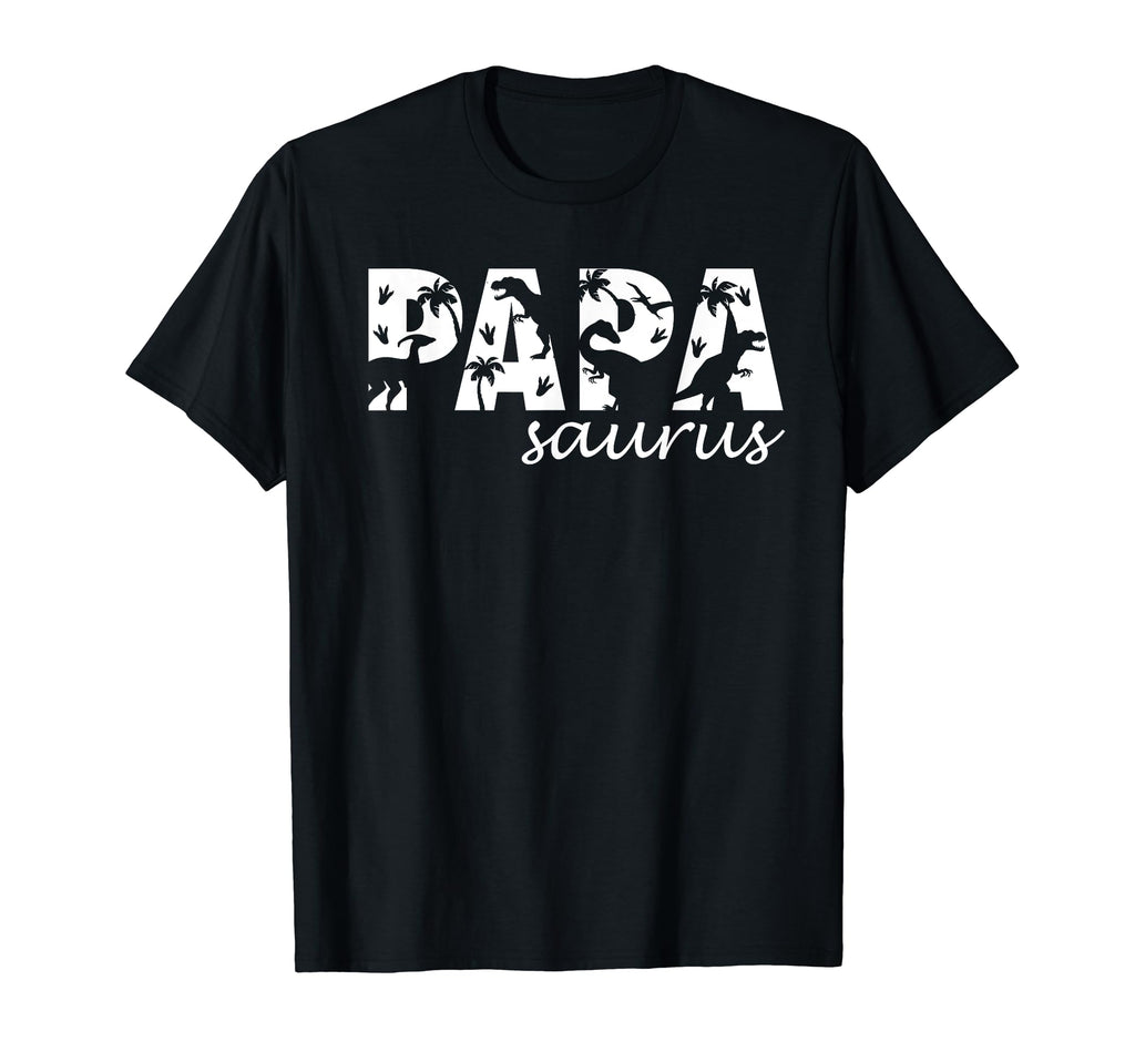 Papasaurus T Rex Dinosaur Papa Saurus T-Shirt - Custom Art Print Men Women - T-Shirt, Sweatshirt, Hoodie