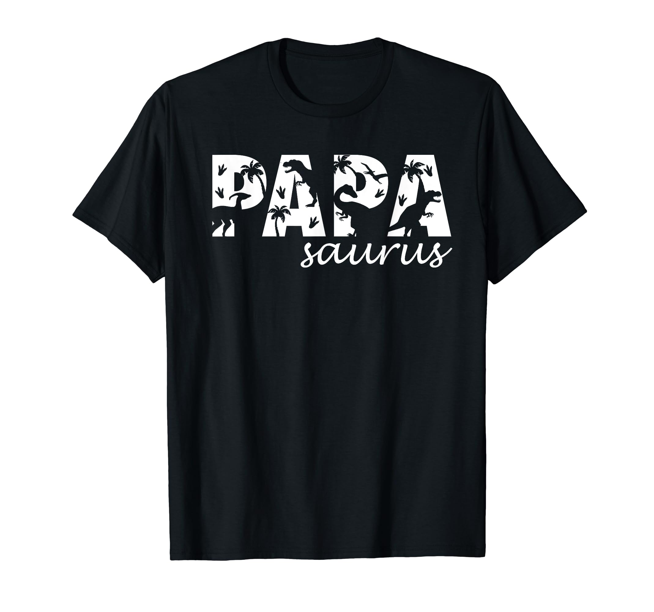 Papasaurus T Rex Dinosaur Papa Saurus T-Shirt - Custom Art Print Men Women - T-Shirt, Sweatshirt, Hoodie