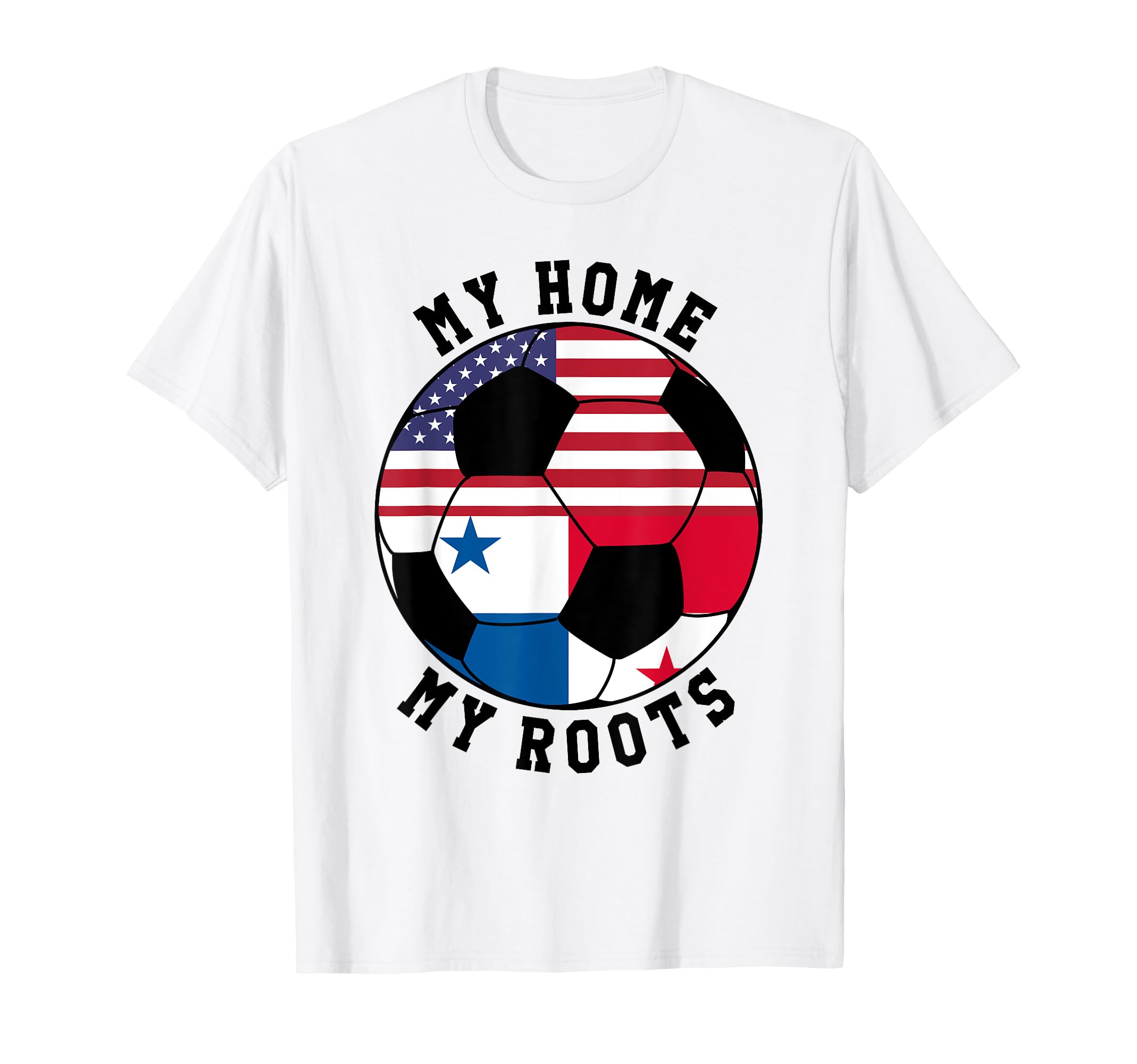 My Home My Roots Panama Flag Soccer T-Shirt - Aesthetic Graphic Men Women - T-Shirt, Sweatshirt, Hoodie