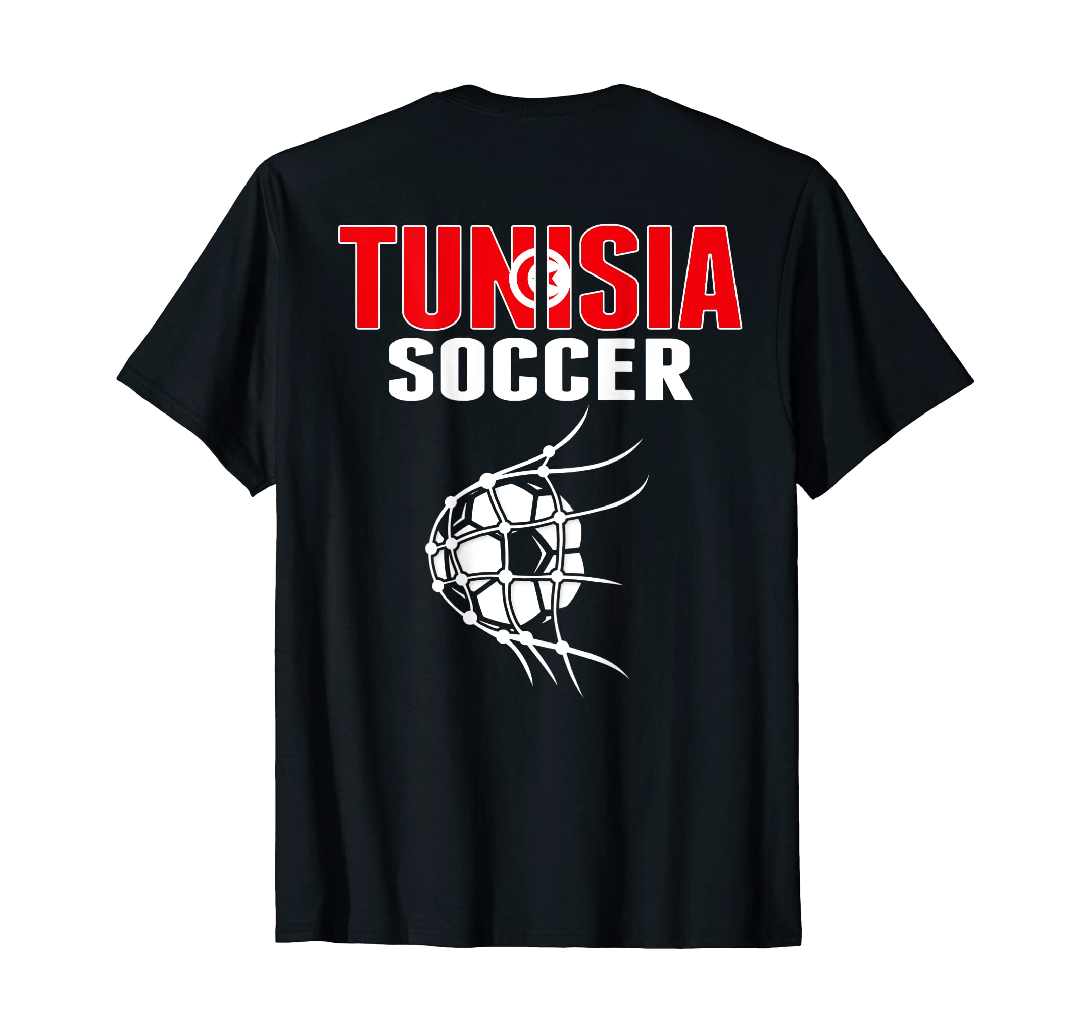 Tunisia Soccer Fans Jersey Support T-Shirt - Custom Art Print Men Women - T-Shirt, Sweatshirt, Hoodie