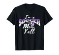Mom Soccer Lover Soccer Mom Gift Purple T-Shirt - Unique Graphic Men Women - T-Shirt, Sweatshirt, Hoodie