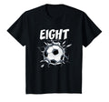 8 Year Old Soccer Birthday Party Theme T-Shirt - Novelty Apparel Unisex - T-Shirt, Sweatshirt, Hoodie