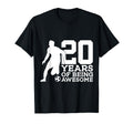 20 Years Being Awesome Soccer 20Th T-Shirt - Custom Art Print for Adults - T-Shirt, Sweatshirt, Hoodie