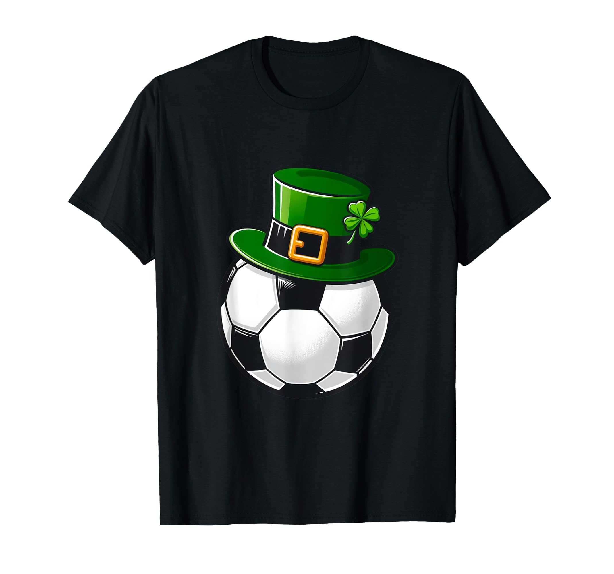 Soccer St Patricks Day Soccer Ball T-Shirt - Novelty Apparel for Adults - T-Shirt, Sweatshirt, Hoodie