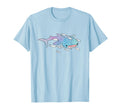 Kawaii Aesthetic Blue Whale Shark Ocean T-Shirt - Streetwear Style Unisex - T-Shirt, Sweatshirt, Hoodie