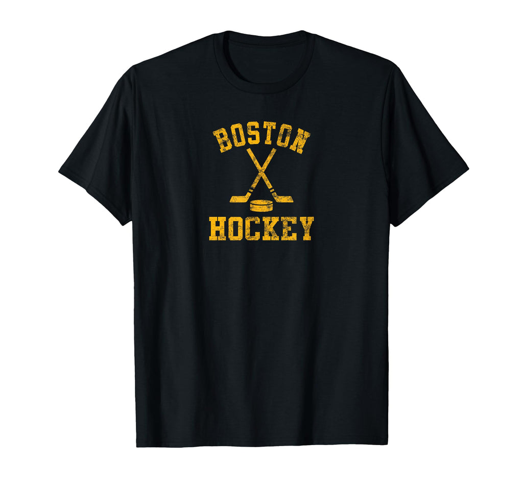 Boston Hockey T-Shirt - Unique Graphic Men Women - T-Shirt, Sweatshirt, Hoodie