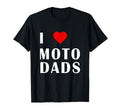 I Heart Moto Dads Motorcycle Dirt T-Shirt - Novelty Apparel for Adults - T-Shirt, Sweatshirt, Hoodie