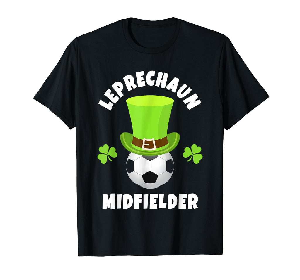 Soccer Midfielder Leprechaun Midfielder T-Shirt - Unique Graphic Men Women - T-Shirt, Sweatshirt, Hoodie