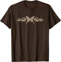 Brown Butterfly Tattoo Fairycore Dark Grunge y2k - Adult & Kids T-Shirts, Sweatshirts & Hoodies apparel design preview 1