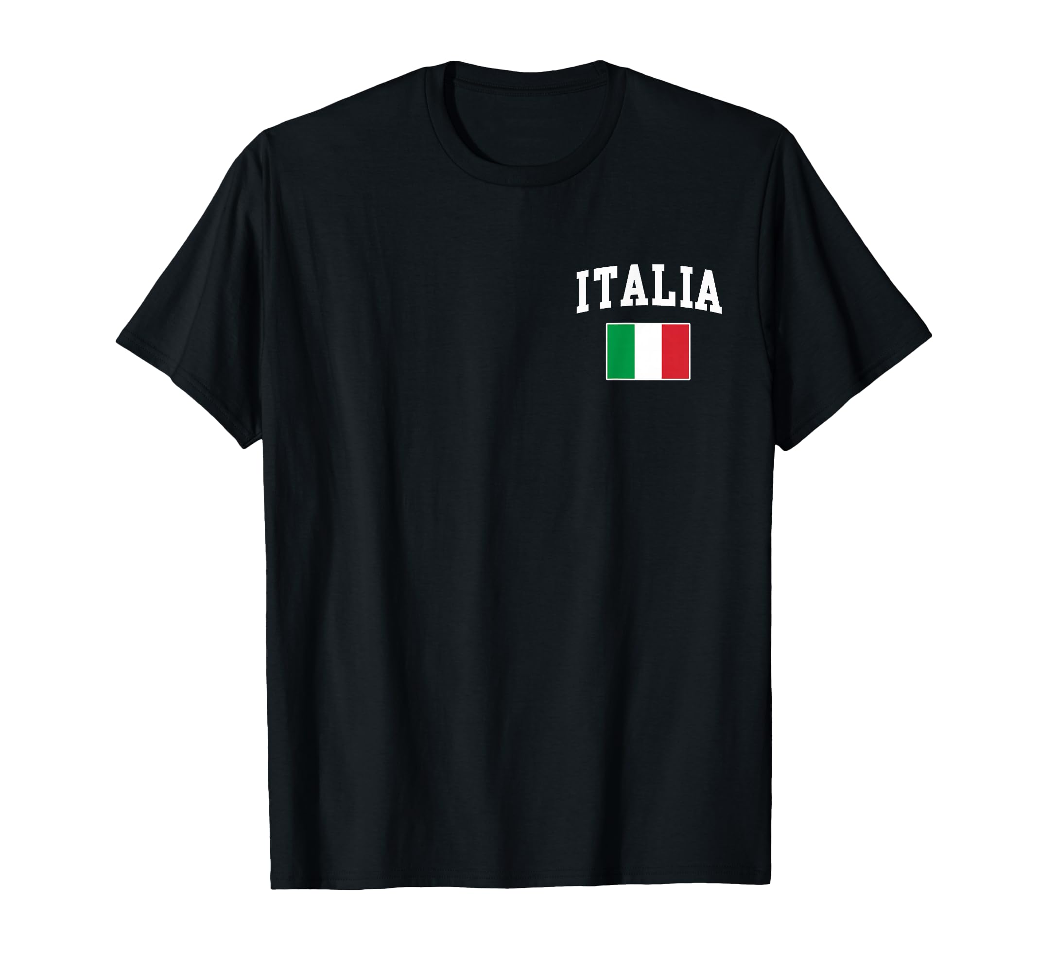 Italia Flag Italy Italian Italiano T-Shirt - Custom Art Print Men Women - T-Shirt, Sweatshirt, Hoodie