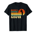 Worlds Okayest Golfer Funny Golf Golfing T-Shirt - Aesthetic Graphic Unisex - T-Shirt, Sweatshirt, Hoodie