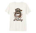 Soccer Mom Coffee Lover Messy Bun T-Shirt - Minimalist Print for Adults - T-Shirt, Sweatshirt, Hoodie