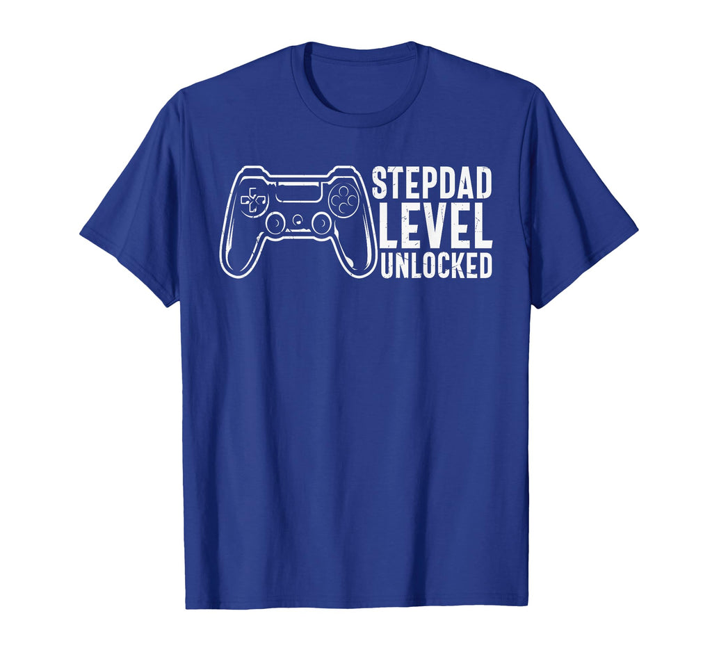 Mens Step Dad Level Unlocked Gamer T-Shirt - Aesthetic Graphic for Adults - T-Shirt, Sweatshirt, Hoodie