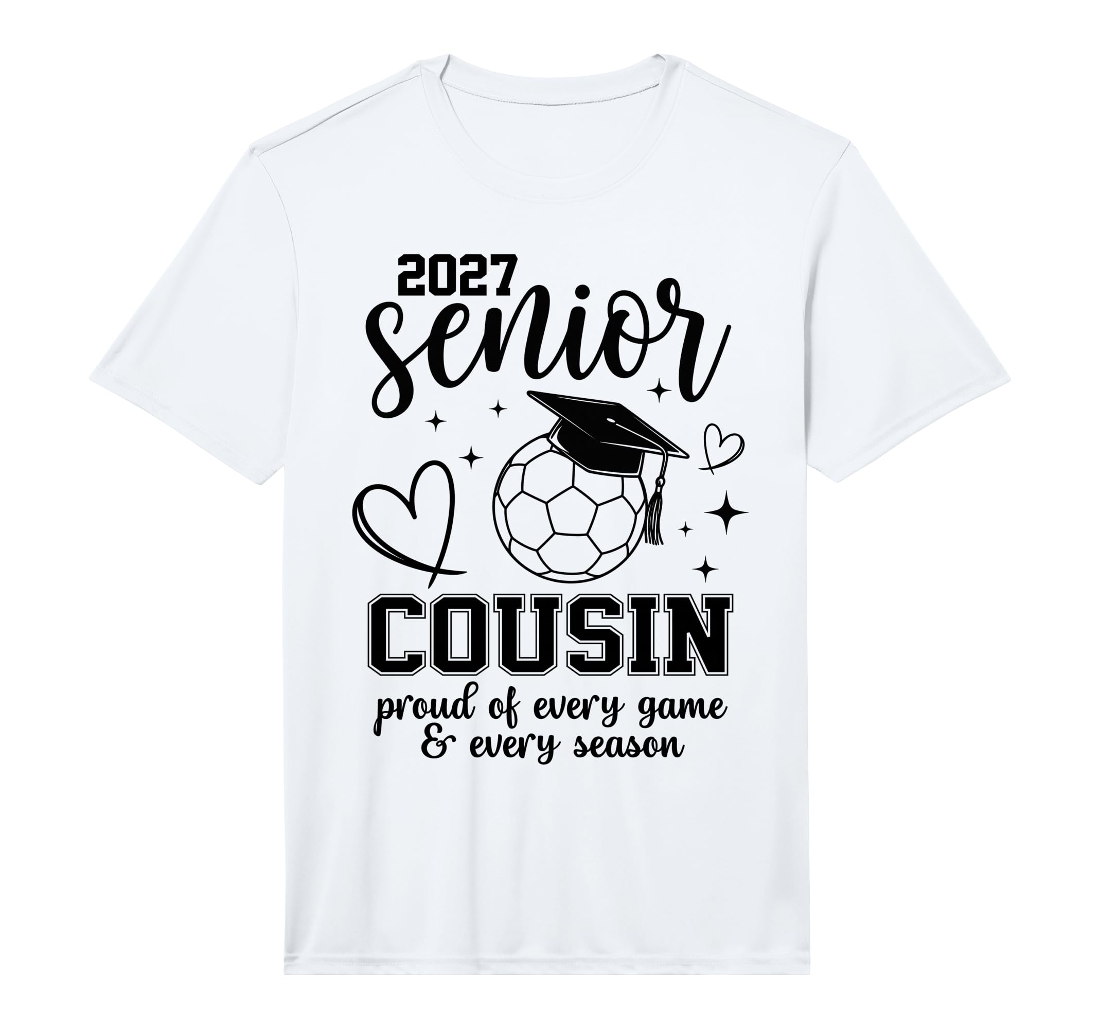 2027 Senior Soccer Cousin Proud T-Shirt - Streetwear Style for Adults - T-Shirt, Sweatshirt, Hoodie