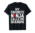 My Favorite Ninja Calls Me Grandpa T-Shirt - Minimalist Print for Adults - T-Shirt, Sweatshirt, Hoodie