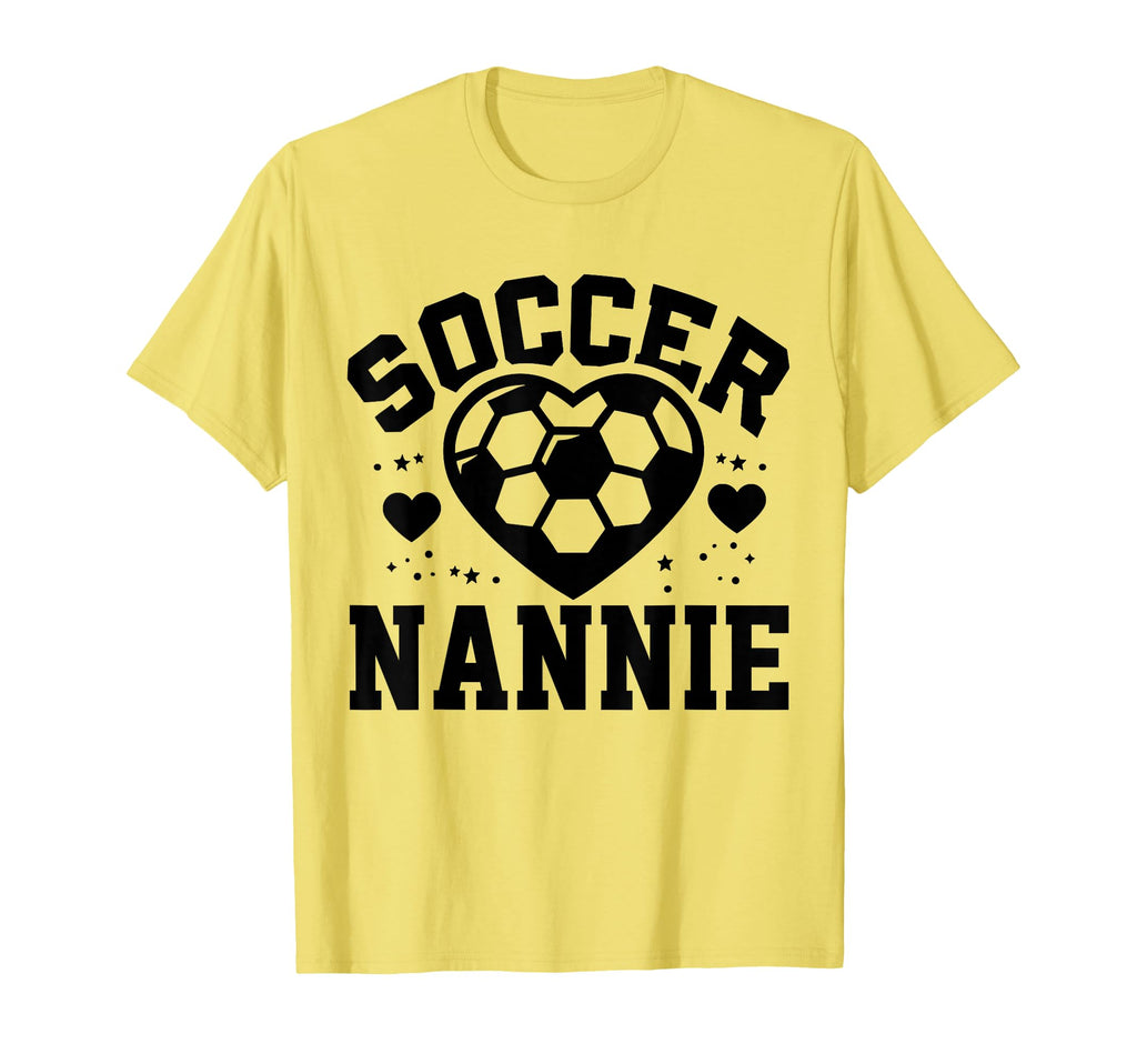 Soccer Nannie Heart Nannie Soccer Player T-Shirt - Minimalist Print Unisex - T-Shirt, Sweatshirt, Hoodie
