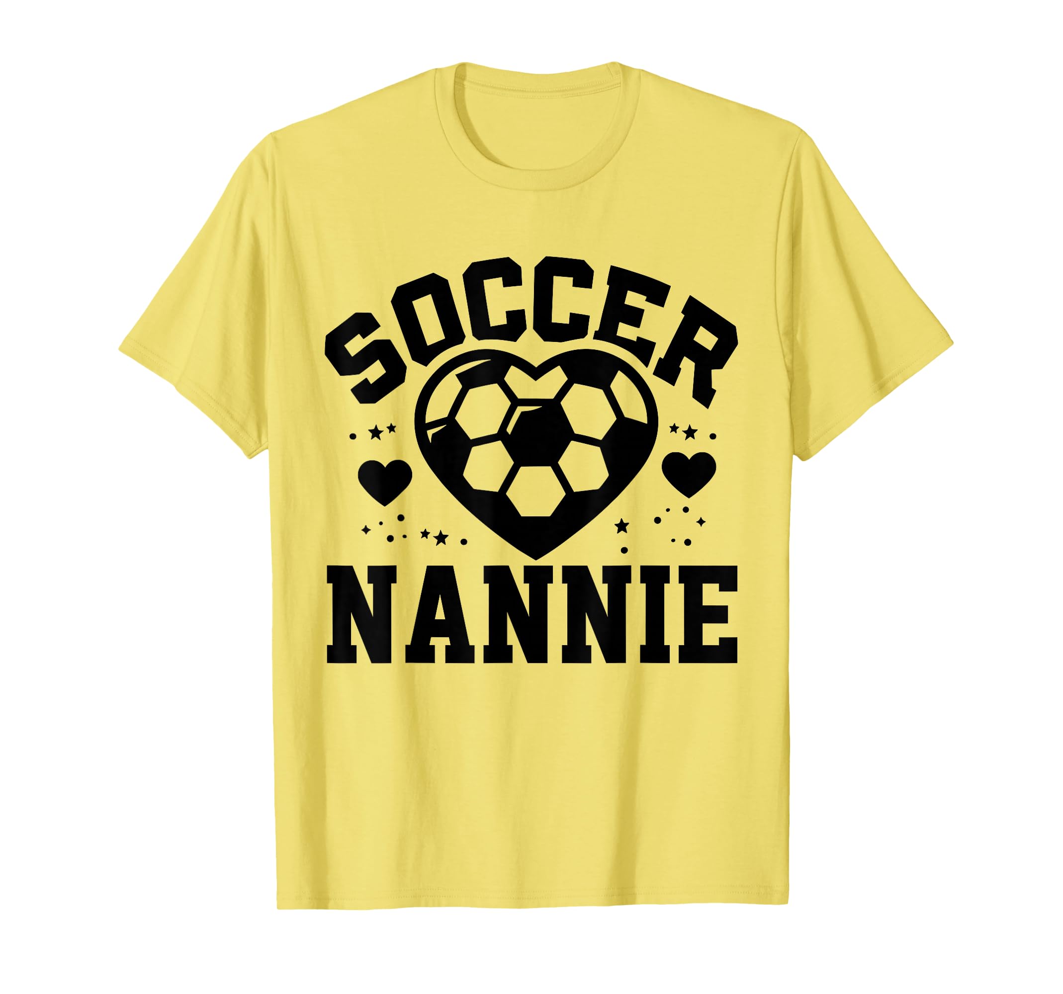 Soccer Nannie Heart Nannie Soccer Player T-Shirt - Minimalist Print Unisex - T-Shirt, Sweatshirt, Hoodie