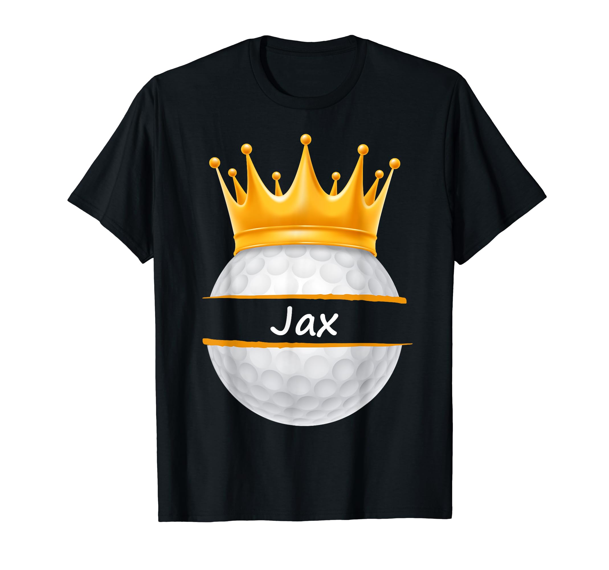 Novelty Golf Personalized Name Jax T-Shirt - Minimalist Print Men Women - T-Shirt, Sweatshirt, Hoodie