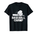Baseball Champ Baseball Player T-Shirt - Unique Graphic for Adults - T-Shirt, Sweatshirt, Hoodie