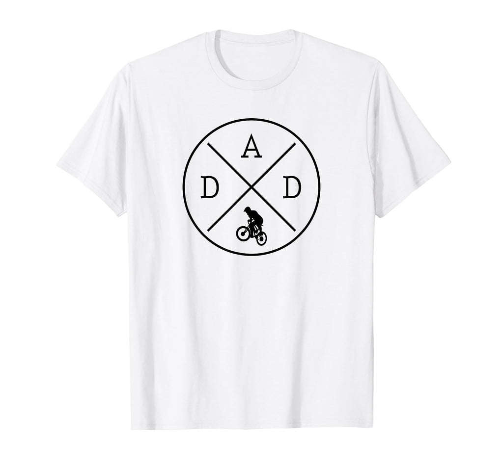 Cycling Dad Mountain Bike Bicycle Biking T-Shirt - Minimalist Print Unisex - T-Shirt, Sweatshirt, Hoodie