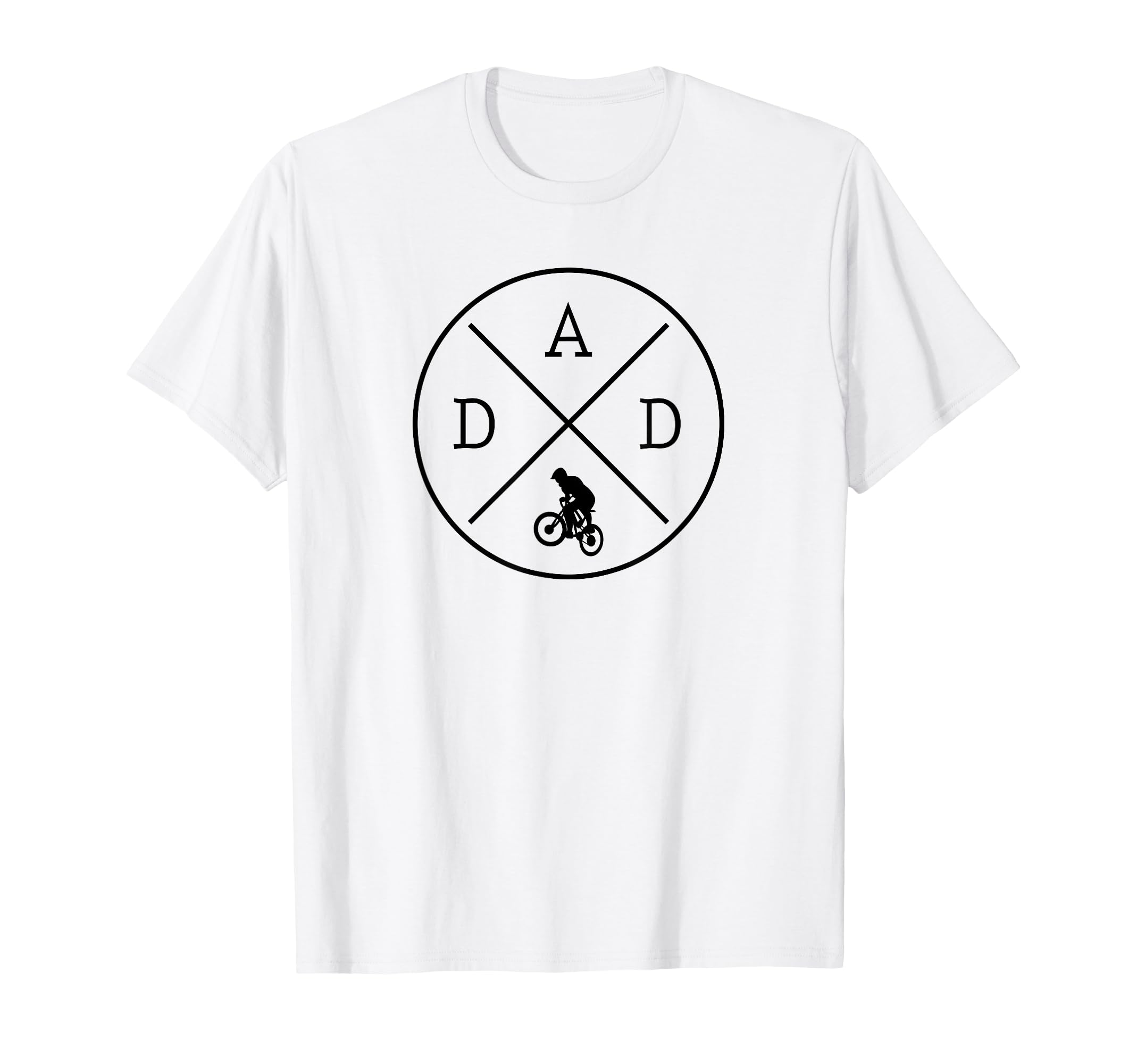 Cycling Dad Mountain Bike Bicycle Biking T-Shirt - Minimalist Print Unisex - T-Shirt, Sweatshirt, Hoodie