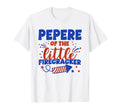 Pepere Little Firecracker Fourth July T-Shirt - Streetwear Style Unisex - T-Shirt, Sweatshirt, Hoodie