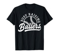 Busy Raising Ballers Funny Baseball Mom T-Shirt - Minimalist Print Unisex - T-Shirt, Sweatshirt, Hoodie