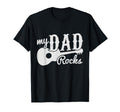 My Dad Rocks Musicians Guitars T-Shirt - Aesthetic Graphic for Adults - T-Shirt, Sweatshirt, Hoodie