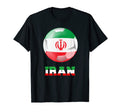 Iran Soccer Iranian Flag Soccer Ball T-Shirt - Custom Art Print Unisex - T-Shirt, Sweatshirt, Hoodie