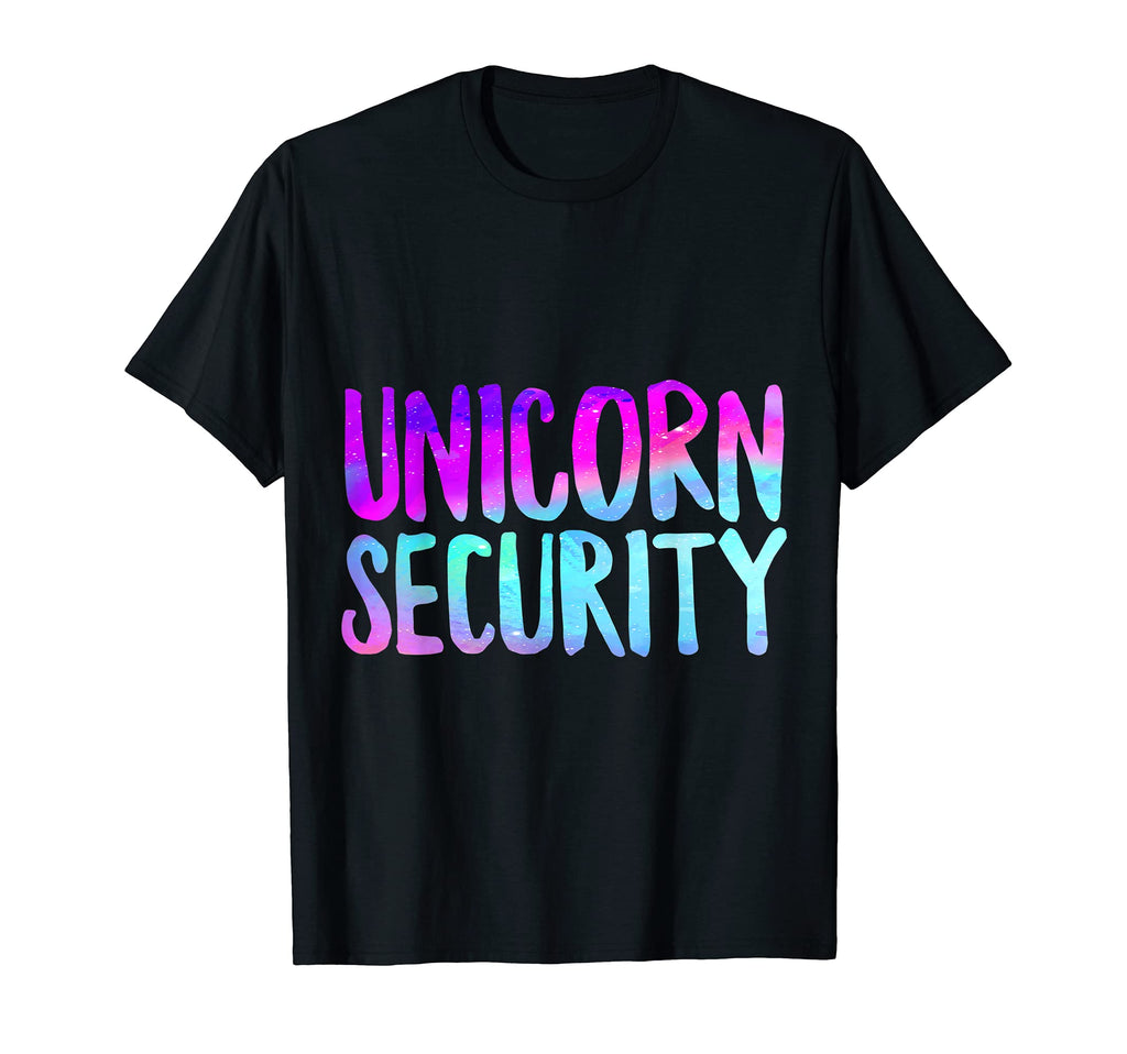 Halloween Costume Unicorn Security Dad T-Shirt - Aesthetic Graphic Unisex - T-Shirt, Sweatshirt, Hoodie