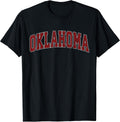 Oklahoma OK Vintage Athletic Sports Design Red Style - Adult & Kids T-Shirts, Sweatshirts & Hoodies apparel design preview 1