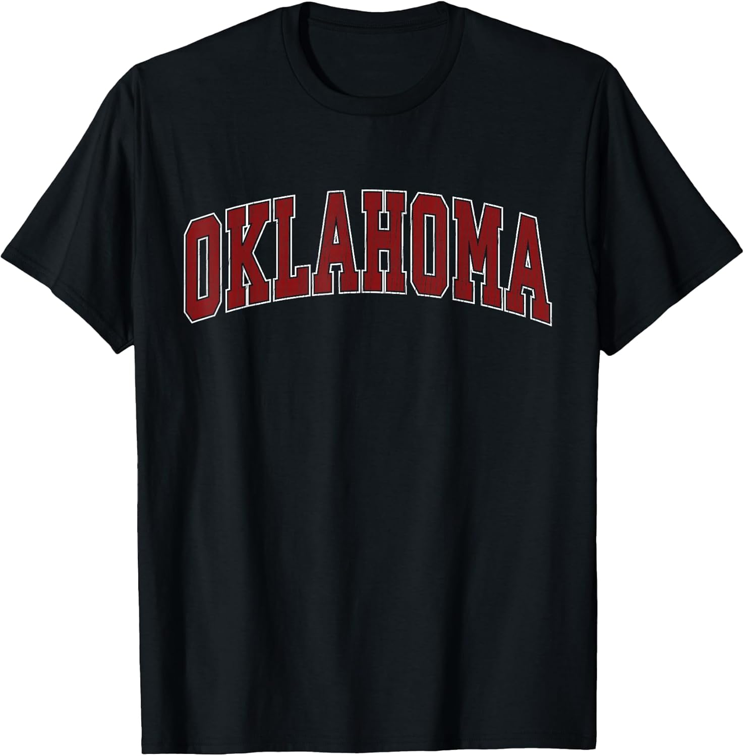 Oklahoma OK Vintage Athletic Sports Design Red Style - Adult & Kids T-Shirts, Sweatshirts & Hoodies apparel design preview 1