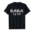 Mama Est 2024 Promoted To Mommy T-Shirt - Novelty Apparel Men Women - T-Shirt, Sweatshirt, Hoodie