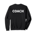 Soccer Coach Team Back Sports Coaching Sweatshirt - Custom Art Print Unisex - T-Shirt, Sweatshirt, Hoodie