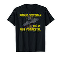 Aircraft Carrier Uss Forrestal Cva 59 T-Shirt - Novelty Apparel for Adults - T-Shirt, Sweatshirt, Hoodie
